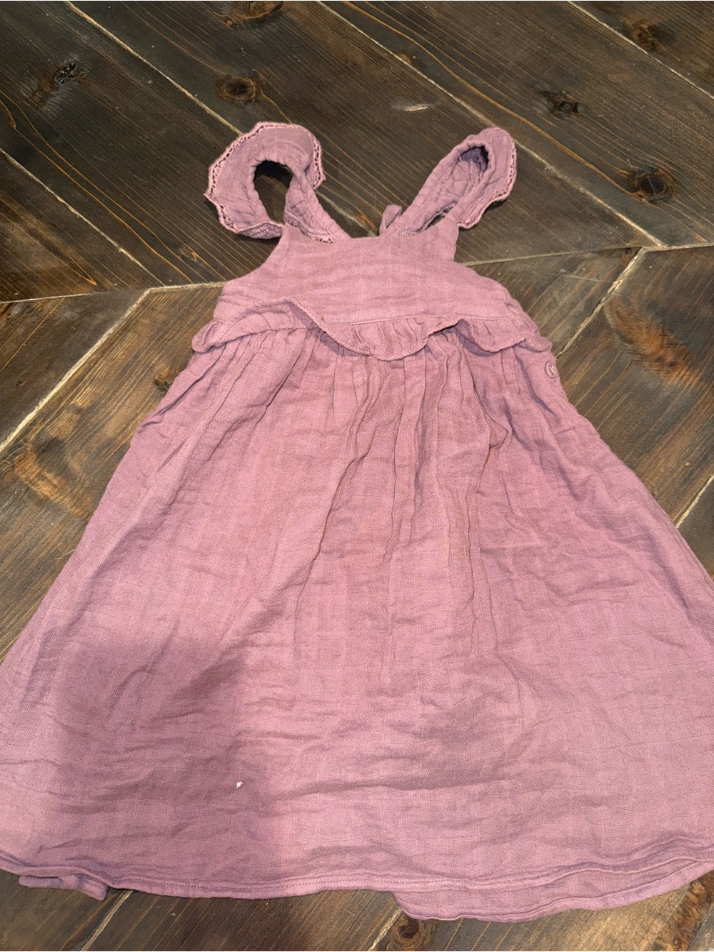 NWT Jamie Kay Mauve Cotton Lola Toddler Girls Dress Size 2Y